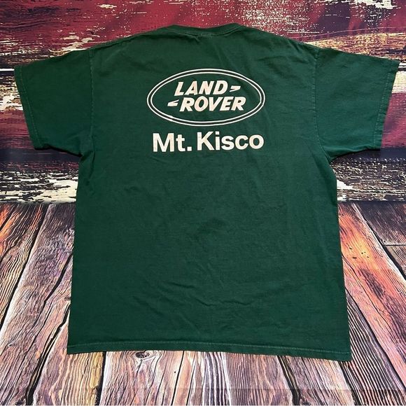 Fruit of the Loom Shirts Vintage Y2k Land Rover Pocket T Shirt Mt